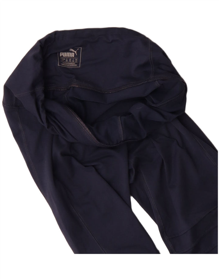 Legginsy damskie PUMA UK 14, duże, granatowe