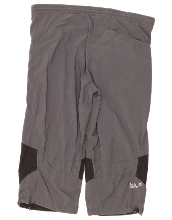 Damskie spodnie dresowe Jack Wolfskin Capri UK 14 w kolorze średnioszarym
