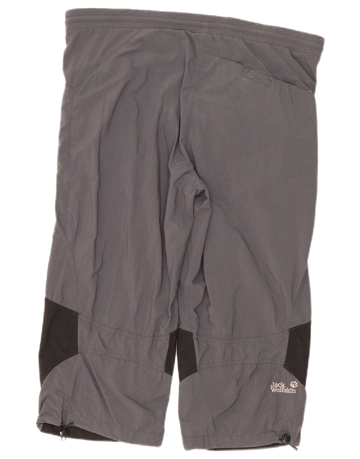 Damskie spodnie dresowe Jack Wolfskin Capri UK 14 w kolorze średnioszarym
