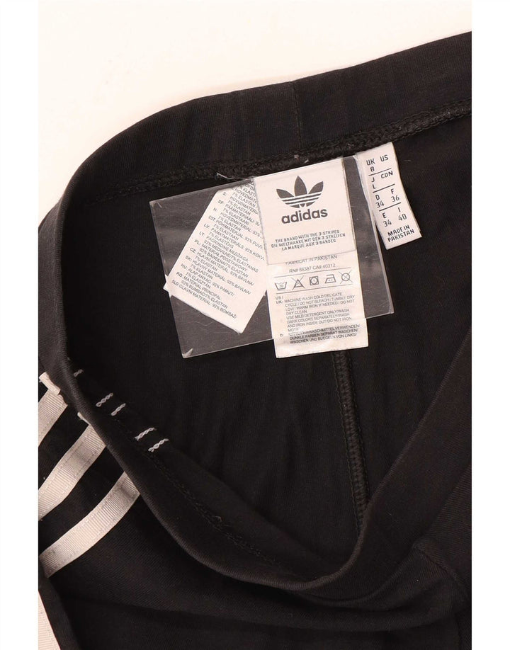 Legginsy Damskie Adidas UK 8 Małe Czarne Bawełniane