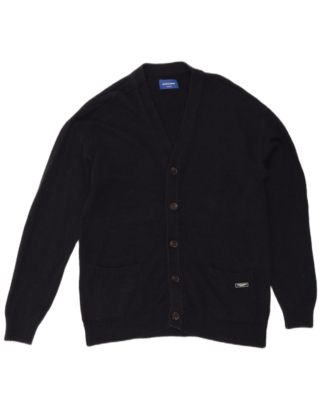 Sweter męski Jack & Jones, średni, granatowy, bawełniany