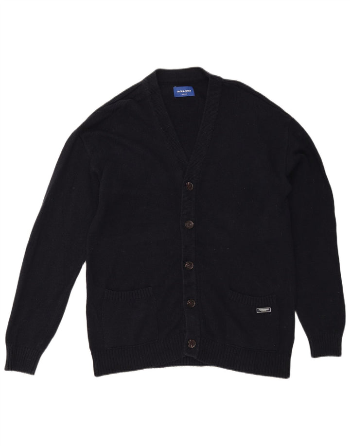 Sweter męski Jack & Jones, średni, granatowy, bawełniany