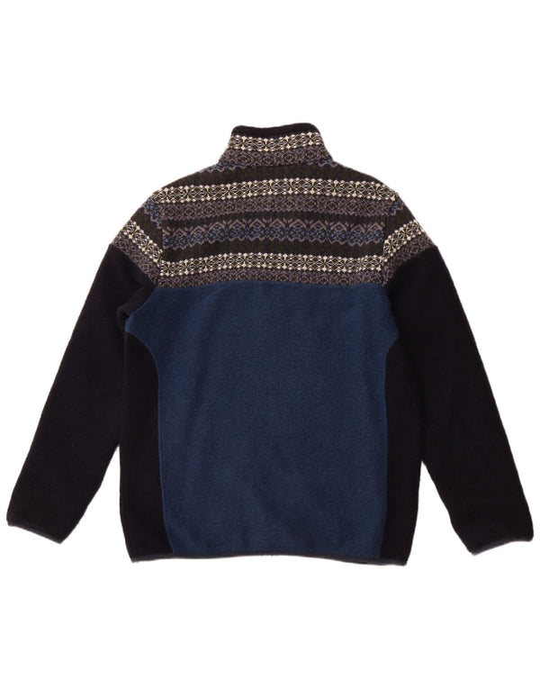 Męska kurtka polarowa CMP EU 54 2XL Niebieski poliester z blokami kolorów