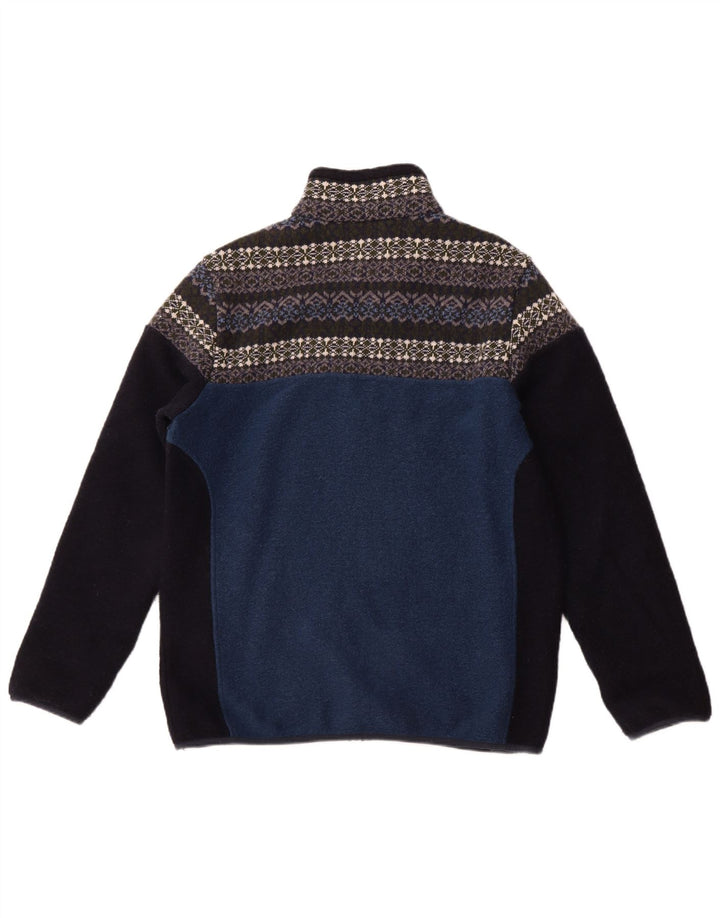 Męska kurtka polarowa CMP EU 54 2XL Niebieski poliester z blokami kolorów