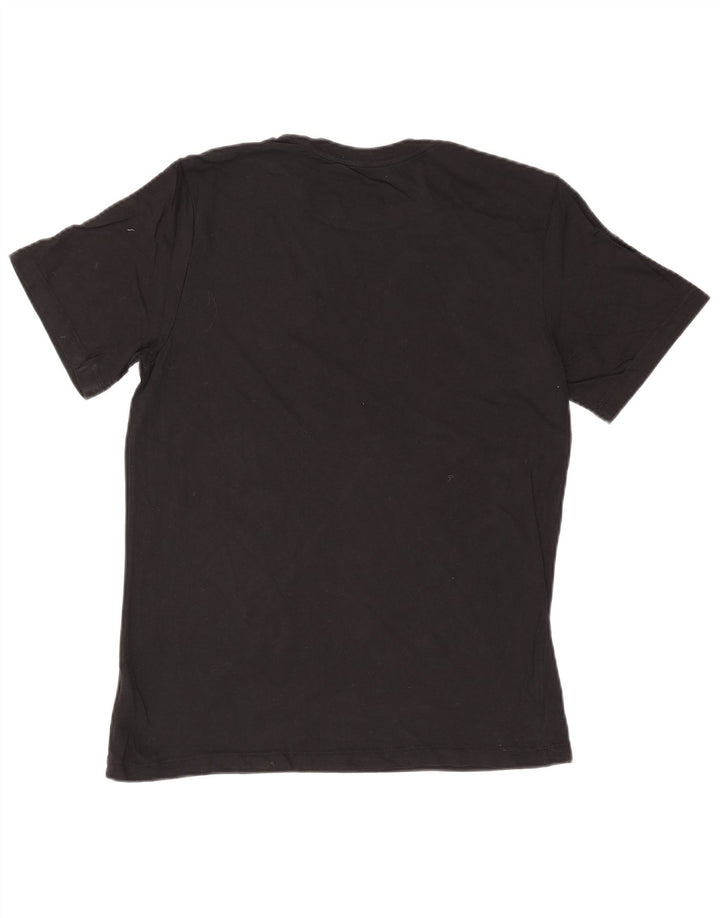 Męski T-shirt z grafiką Nike, średni czarny, bawełniany