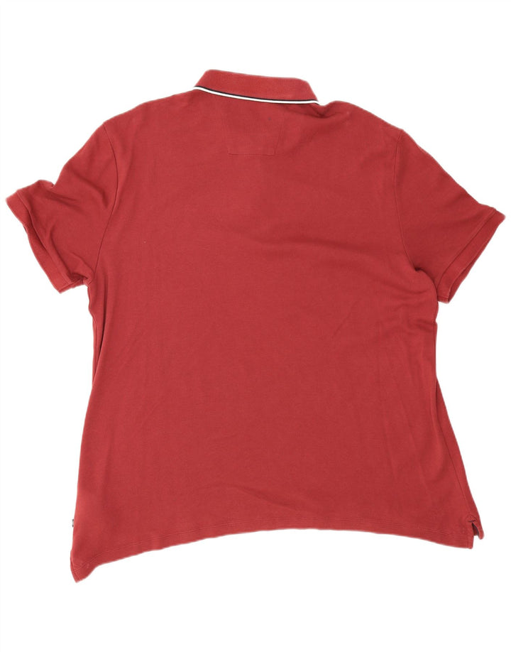 Męska koszulka polo Nautica XL, czerwona, bawełniana