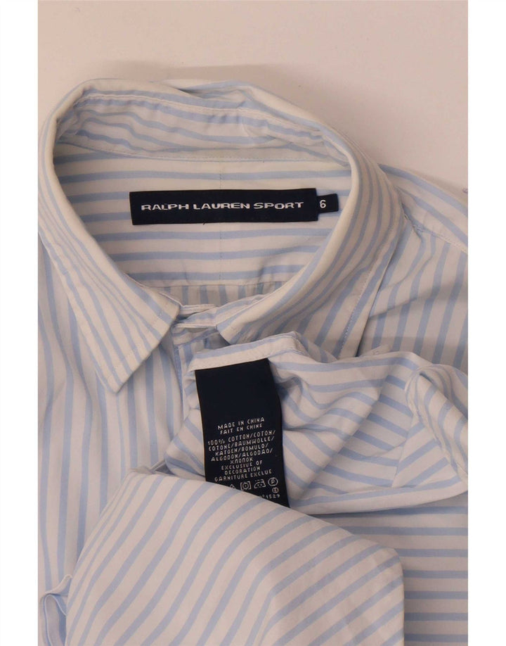 Koszula damska Ralph Lauren US 6, średnia niebieska bawełna w prążki