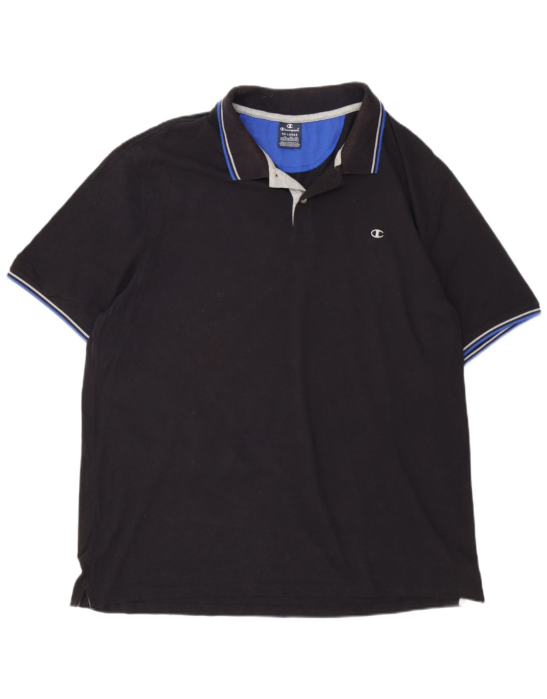 Męska koszulka polo Champion 4XL Czarna, bawełniana