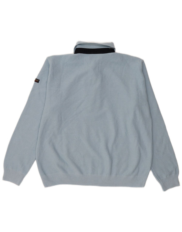 Męski sweter polo Green Coast IT 50 średni niebieski