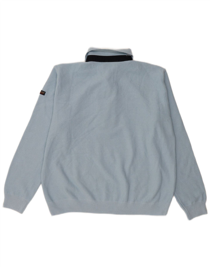 Męski sweter polo Green Coast IT 50 średni niebieski