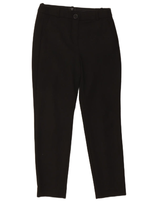 Damskie spodnie chino J. Crew Cameron z wysokim stanem US 6 Medium W30 L27 czarne