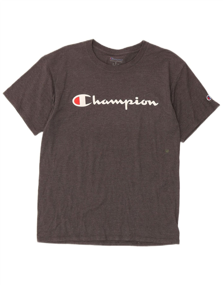 Męski T-shirt Champion z grafiką, średni szary