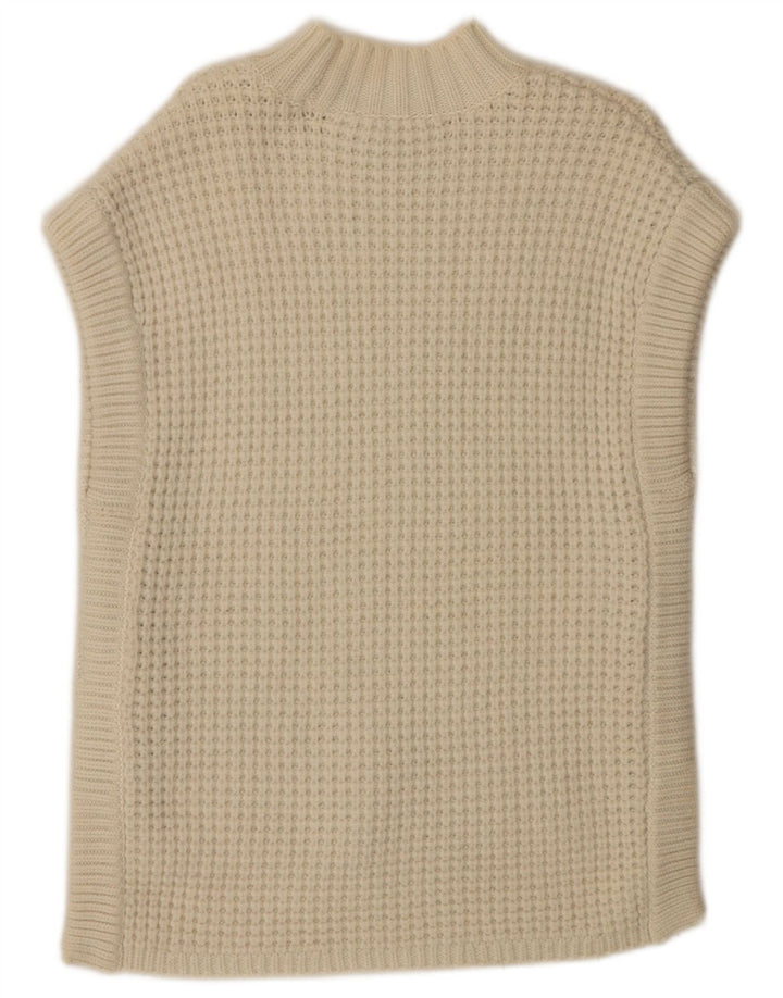 Damski sweter Ted Baker z długim rękawem i golfem, rozmiar 1 XS, beżowy
