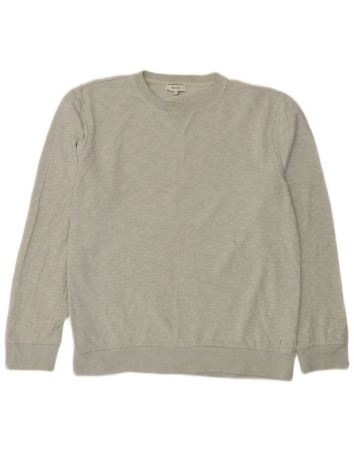 Męska bluza Reiss XL, szara, nakrapiana bawełna