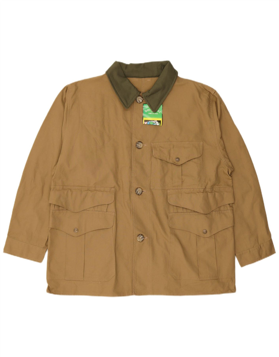 Męska kurtka użytkowa IT 54 2XL, bawełna khaki