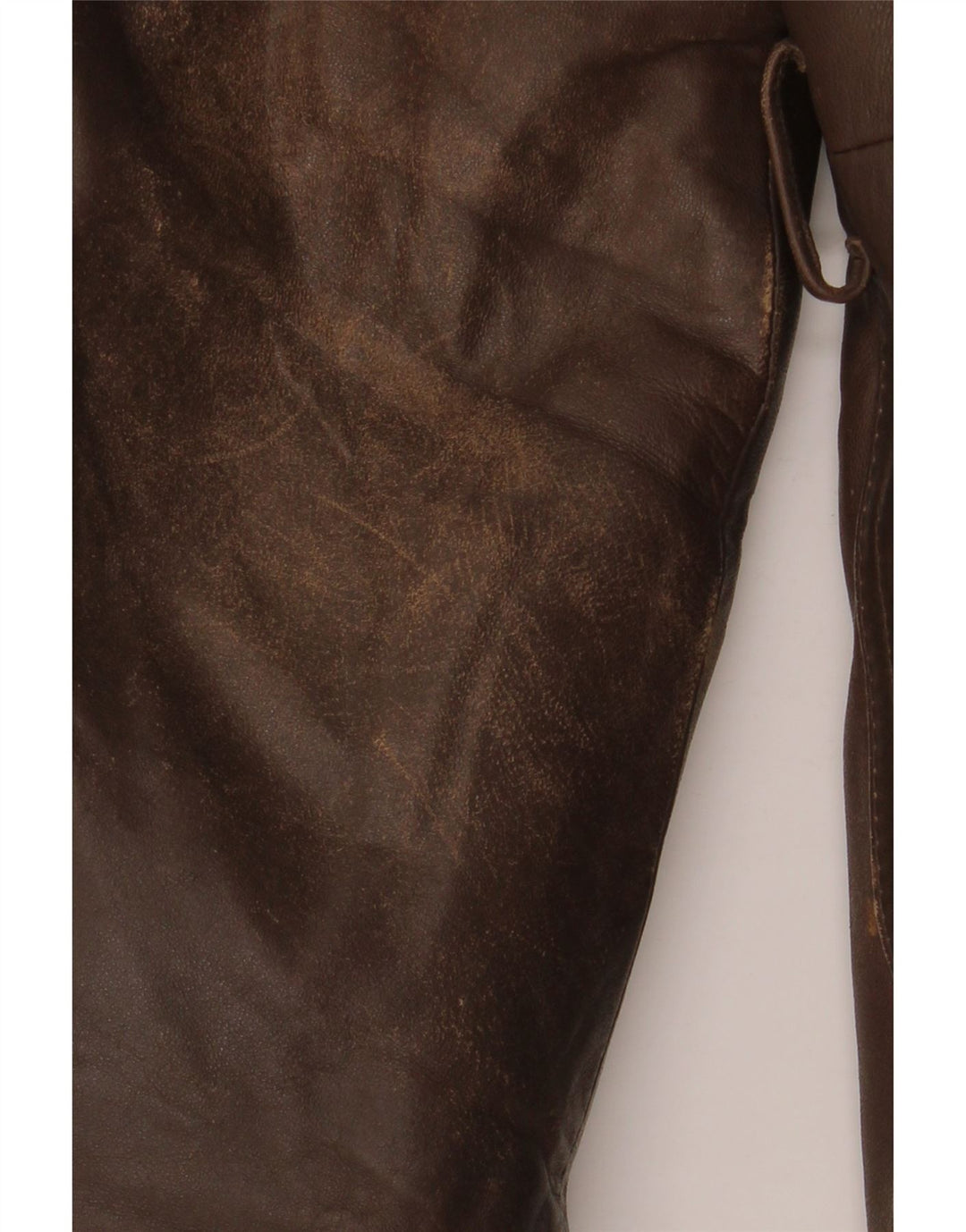 Vintage męska kurtka skórzana IT 52 XL brązowa skóra