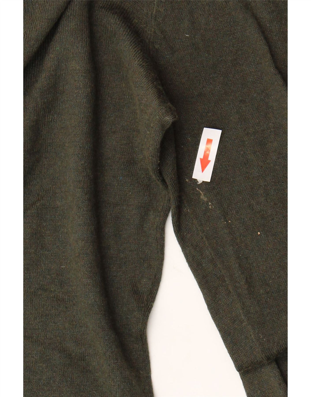 Sweter damski Massimo Dutti z dekoltem w kształcie litery V, UK 12, średni zielony