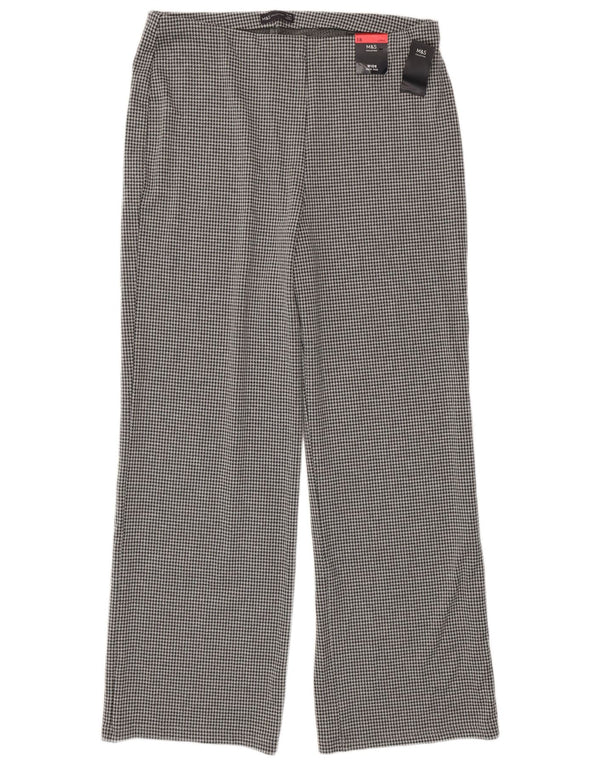 Spodnie damskie Marks & Spencer UK 18 XL W36 L32 Szare pepitka