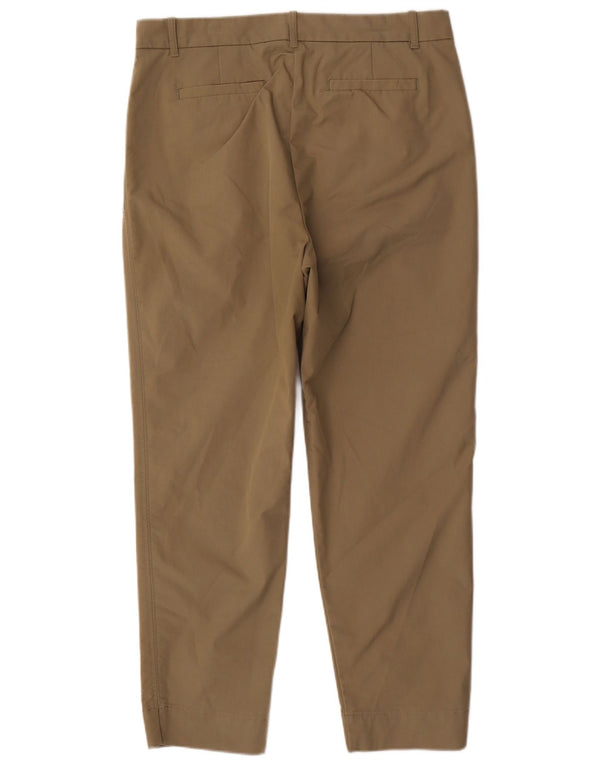 Spodnie damskie Marks & Spencer Slim Chino UK 16 Large W32 L28 Khaki Cotton