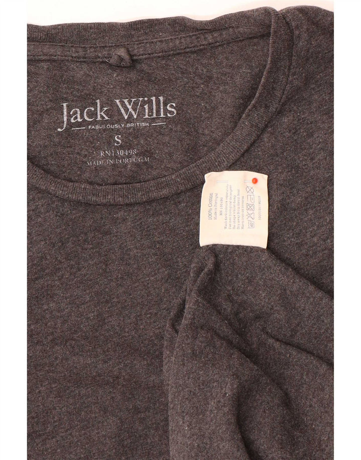 T-shirt męski Jack Wills, mały, szary, bawełniany