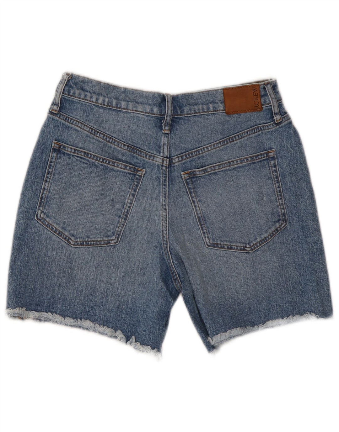 Damskie spodenki jeansowe J. CREW ze średnim stanem W27, małe, niebieskie, bawełniane