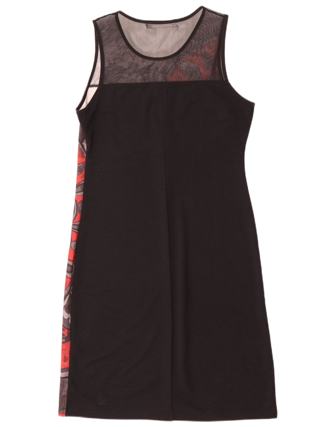 Damska sukienka płaszczowa bez rękawów Desigual UK 18 XL, szary poliester