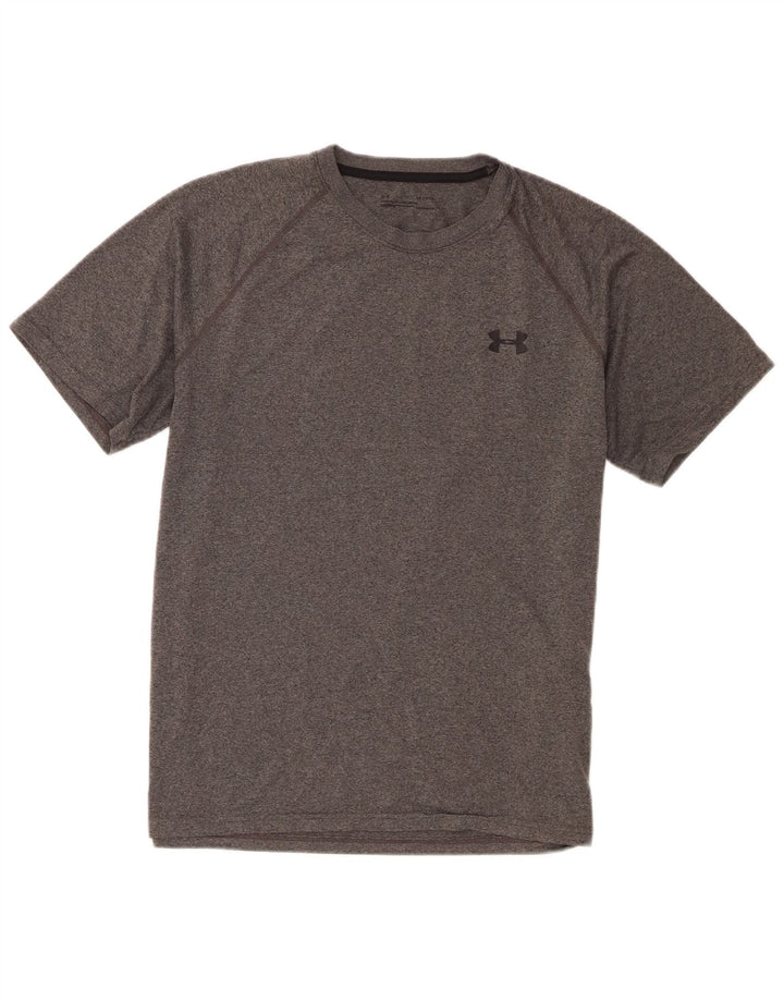 Męski T-shirt Under Armour, duży, szary, nakrapiany poliester