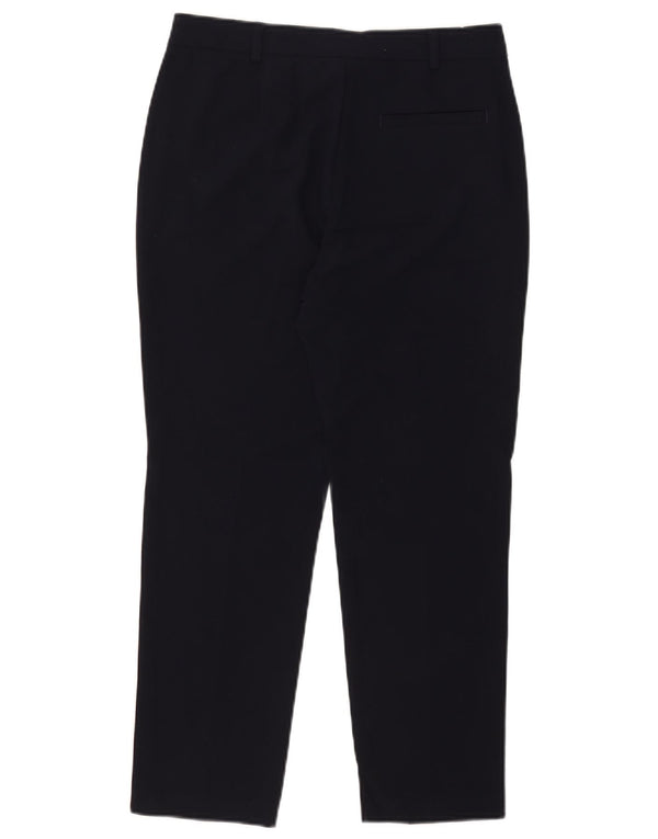 Damskie spodnie garniturowe Marks & Spencer UK 10 Small W30 L25 Granatowe