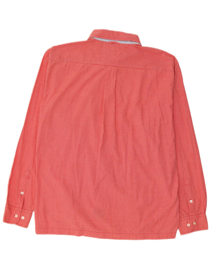 Koszula męska Tommy Hilfiger XL, bawełniana, czerwona kratka