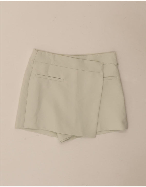 Spodnie damskie Zara Skort Hot Pants XS W25 Zielony poliester