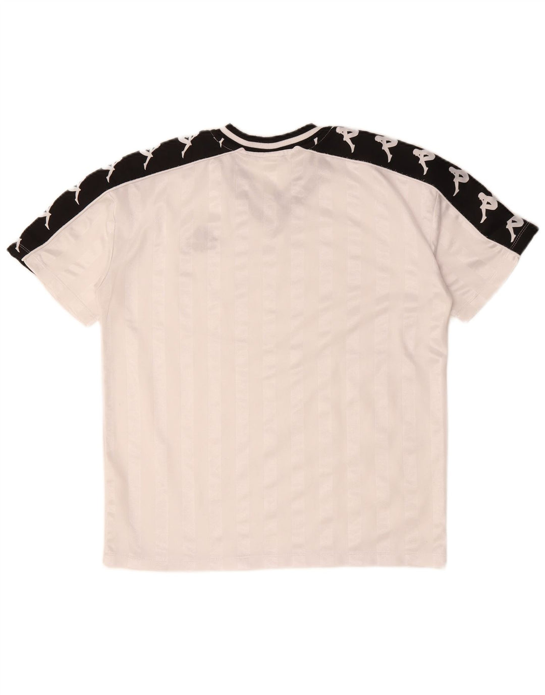 Męska koszulka z grafiką KAPPA Top z poliestru w kolorze średniej bieli