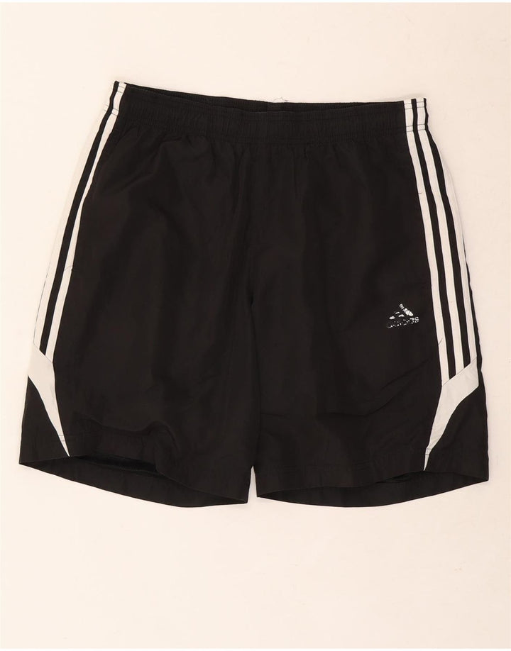 Męskie spodenki sportowe Adidas, średni czarny poliester