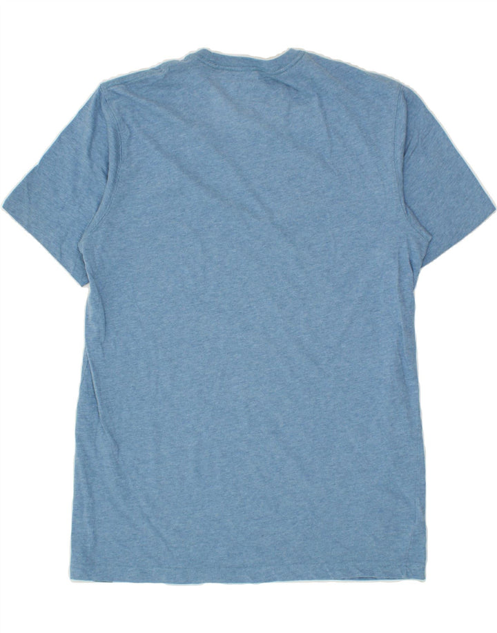 EDDIE BAUER Mens Tall T-Shirt Top Medium Blue Cotton Vintage Eddie Bauer and Second-Hand Eddie Bauer from Messina Hembry 