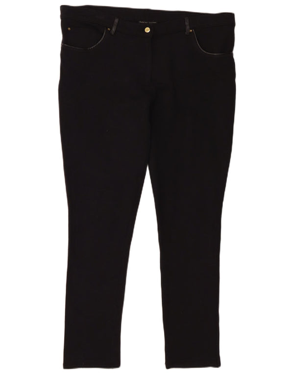 Spodnie damskie Zara Skinny Casual, duże, W30 L27, czarne