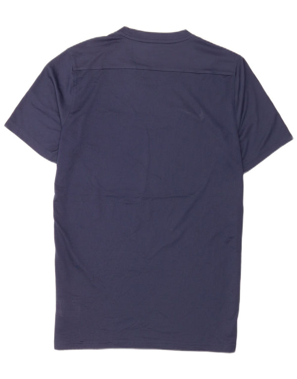 Męski T-shirt Nike Dri Fit, duży, granatowy, poliester
