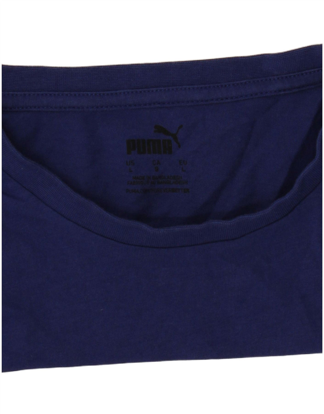 Męski T-shirt z grafiką Puma, duży, niebieski