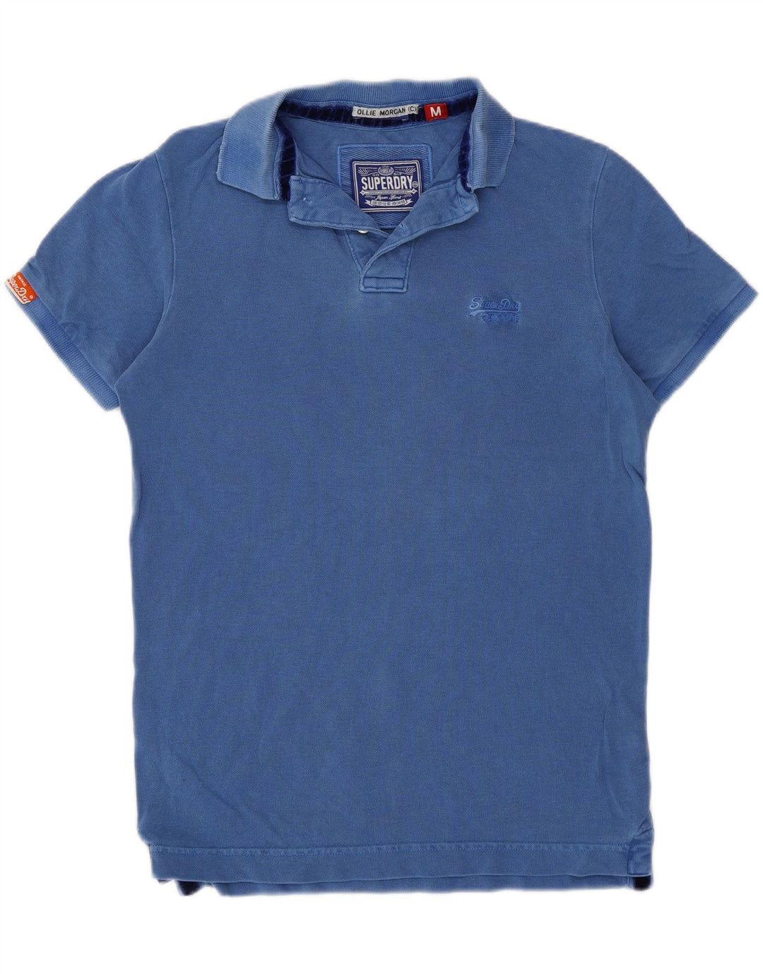 Męska koszulka polo Superdry w kolorze średnioniebieskim