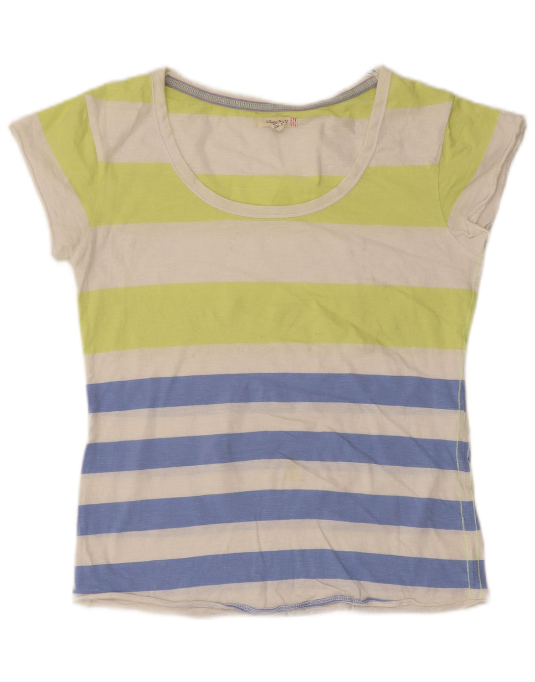 T-shirt damski White Stuff Top UK 10 w małe, wielokolorowe paski
