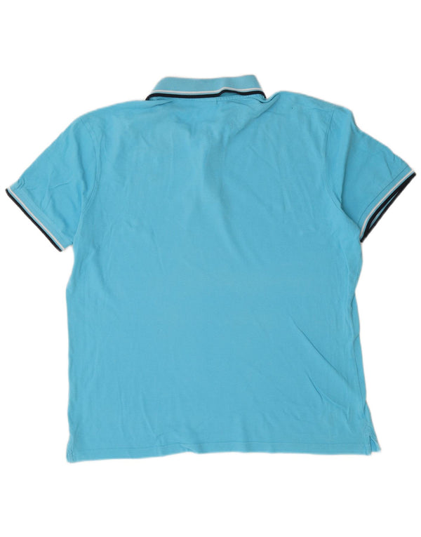 Męska koszulka polo Diadora XL, niebieska, bawełniana