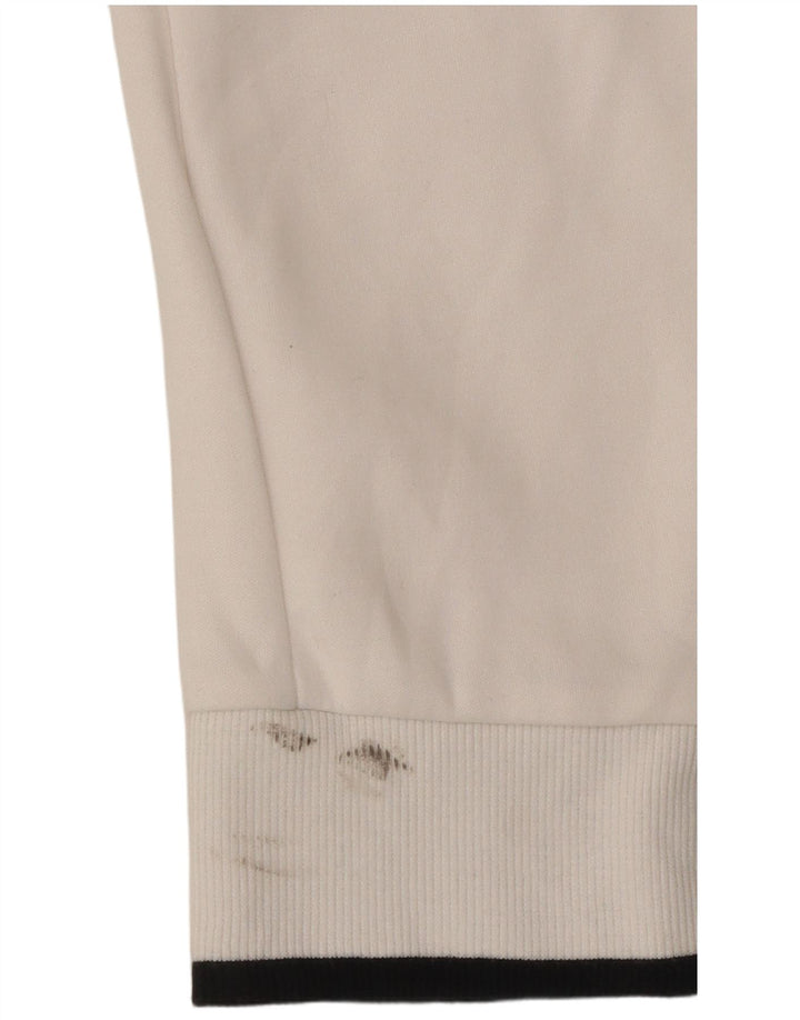 Damska bluza z grafiką Puma, sweter UK 10, mała, biała bawełna