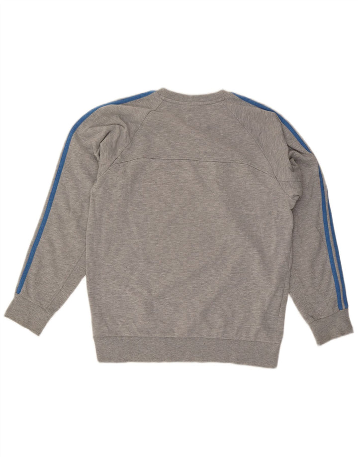 Bluza męska Adidas, średnia szara bawełna