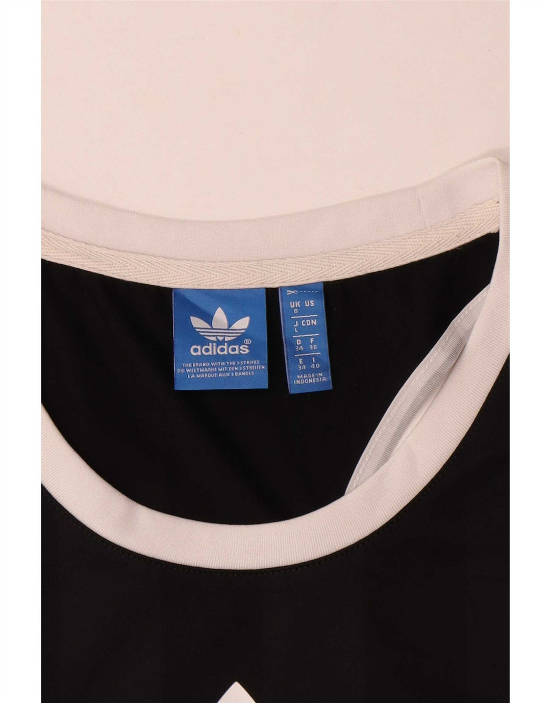 Damska kamizelka graficzna Adidas Top UK 8 Mały czarny poliester