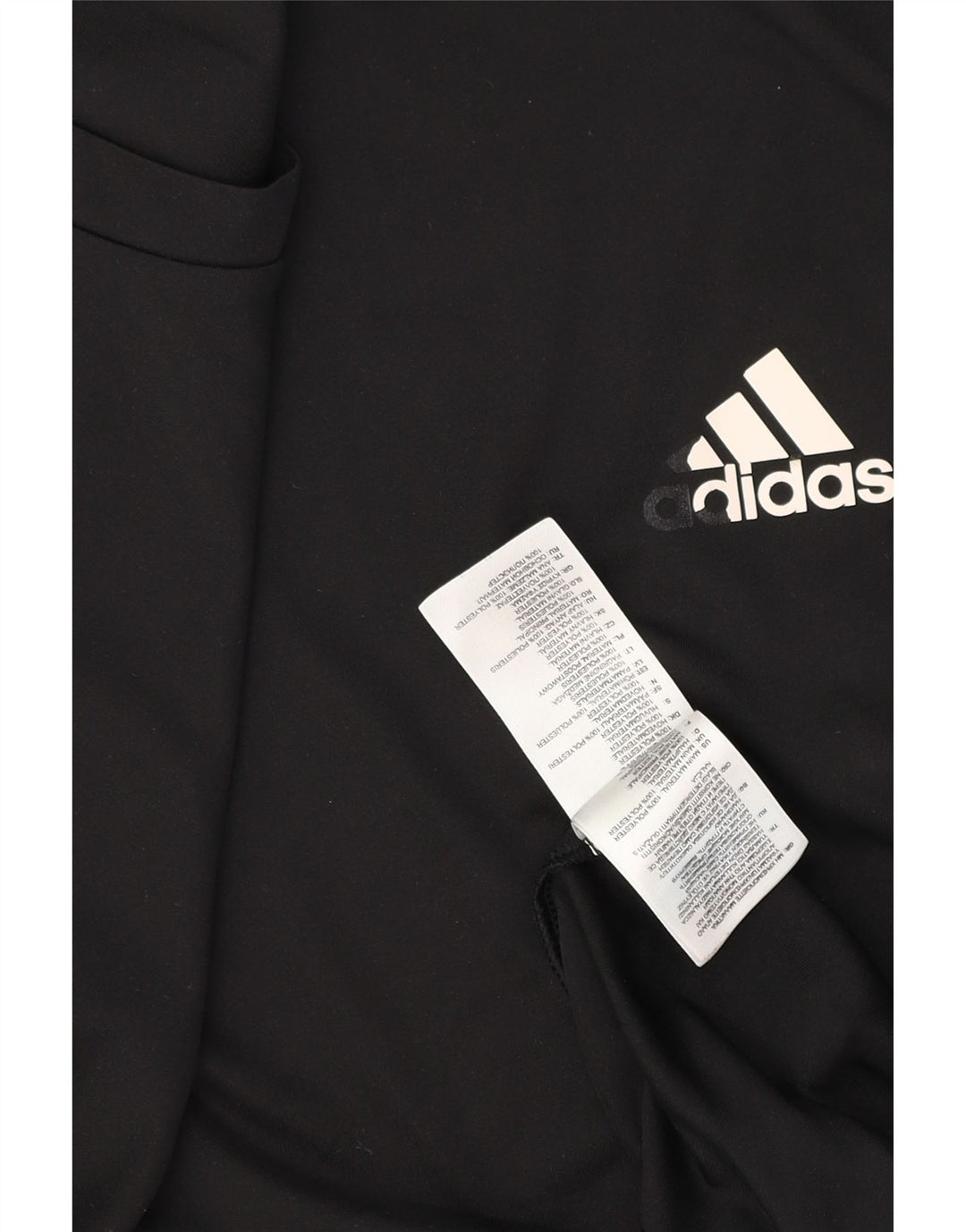 Męska koszulka graficzna Adidas Top 2XL Czarny poliester