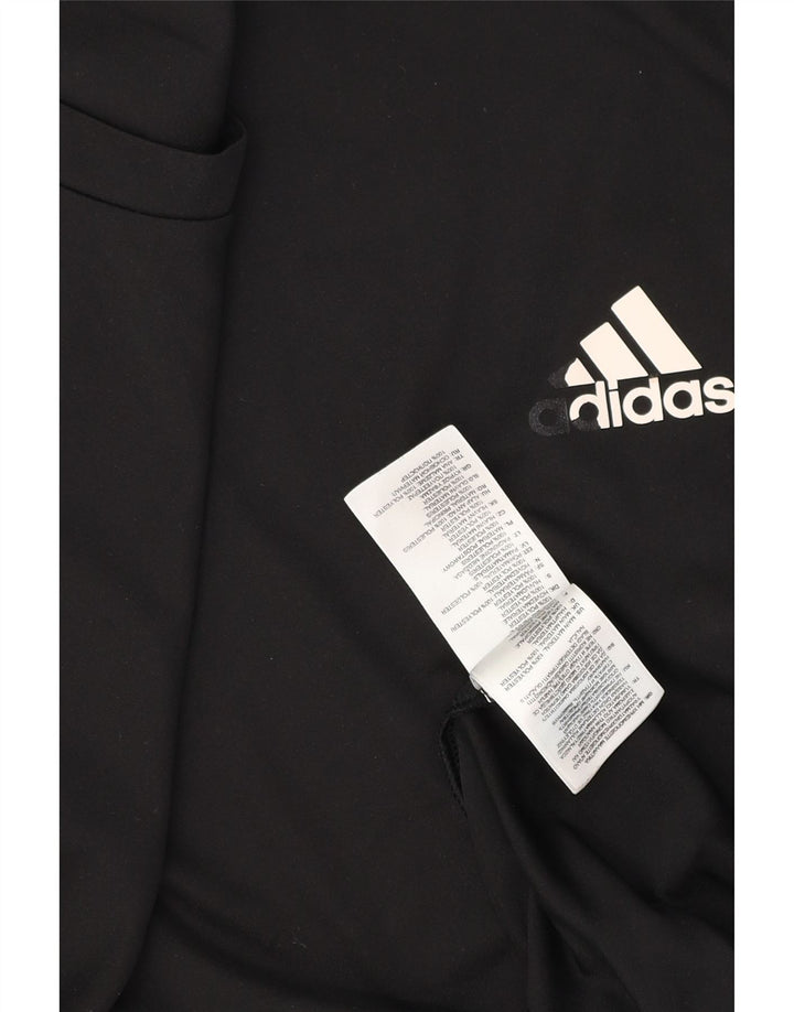 Męska koszulka graficzna Adidas Top 2XL Czarny poliester