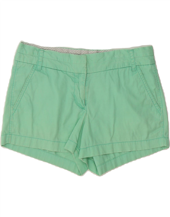 J. CREW Womens Broken In Chino Shorts US 6 Medium W32 Green Cotton Vintage J. Crew and Second-Hand J. Crew from Messina Hembry 