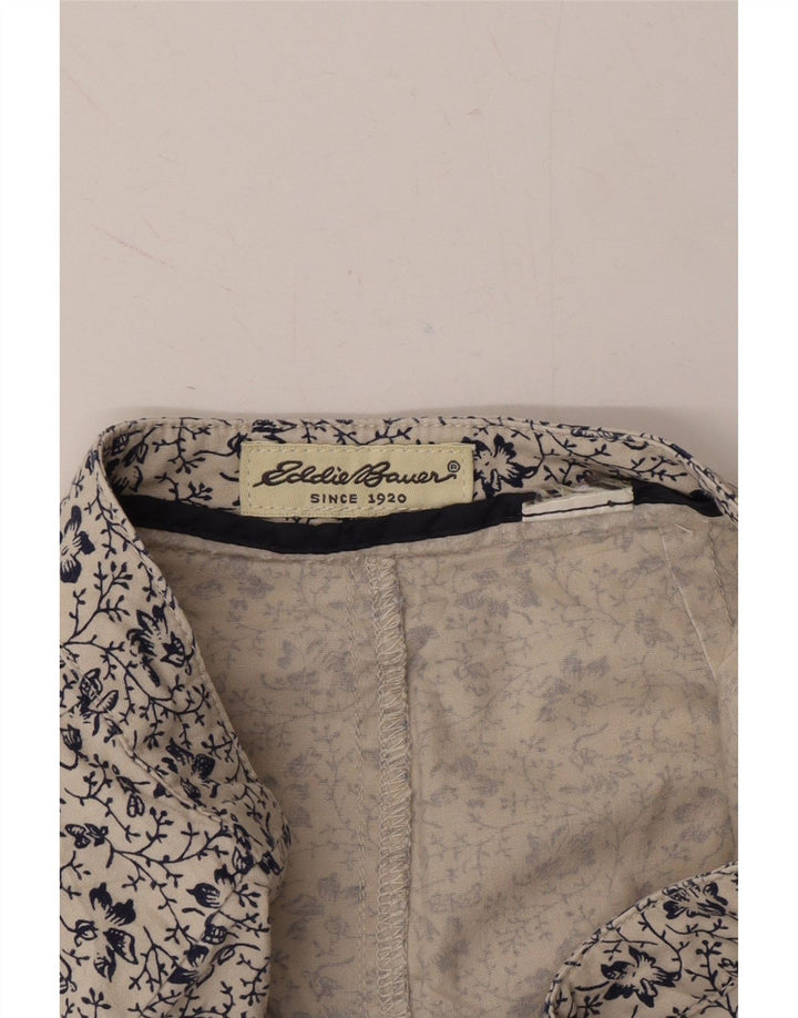EDDIE BAUER Womens Pencil Skirt W28 Medium Off White Floral Vintage Eddie Bauer and Second-Hand Eddie Bauer from Messina Hembry 
