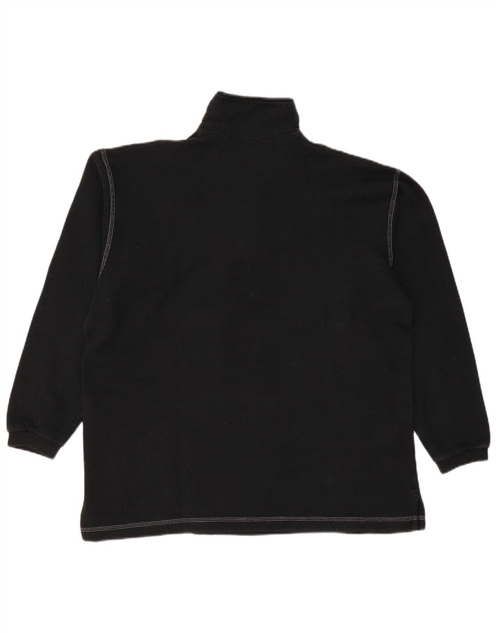 Męski sweter z zamkiem błyskawicznym CHAMPION, duży, czarny, bawełniany