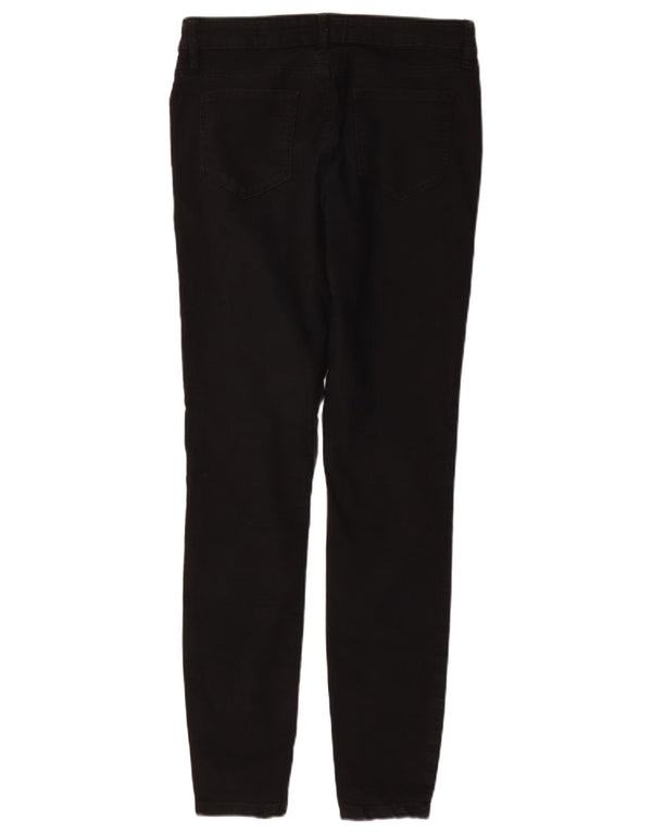 Damskie dżinsy Jegging Fat Face UK 10 Small W30 L29 Czarna bawełna