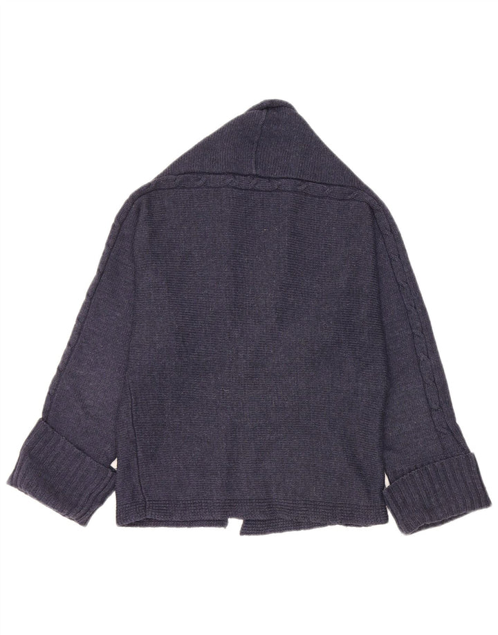 Sweter damski Zara Cardigan UK 14 Średni granatowy akryl