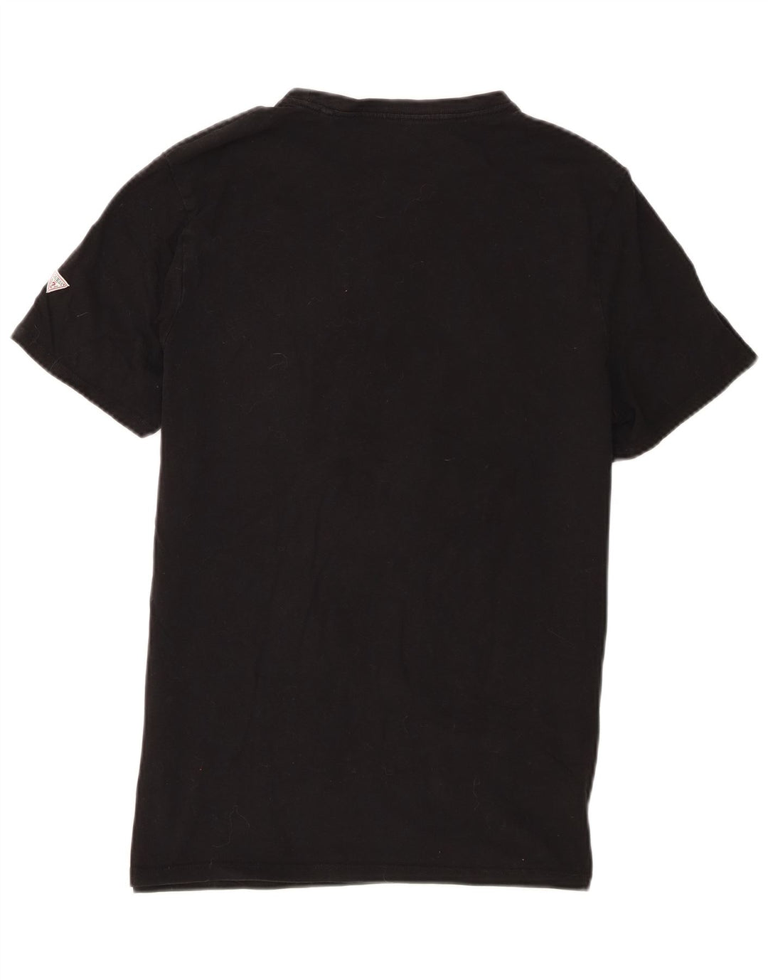 Męski T-shirt Guess Slim Fit z grafiką, duży, czarny